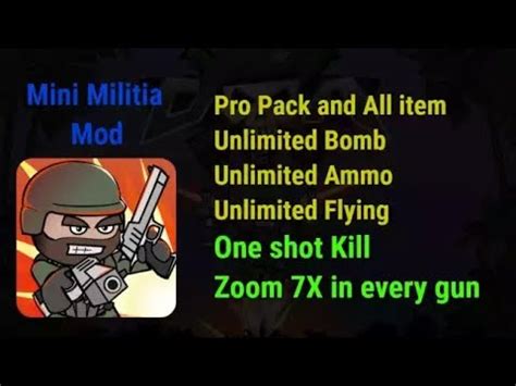 mini militia 7x zoom unlimited ammo and nitro download|Mini Militia 7x Zoom Unlimited Ammo And Nitro .